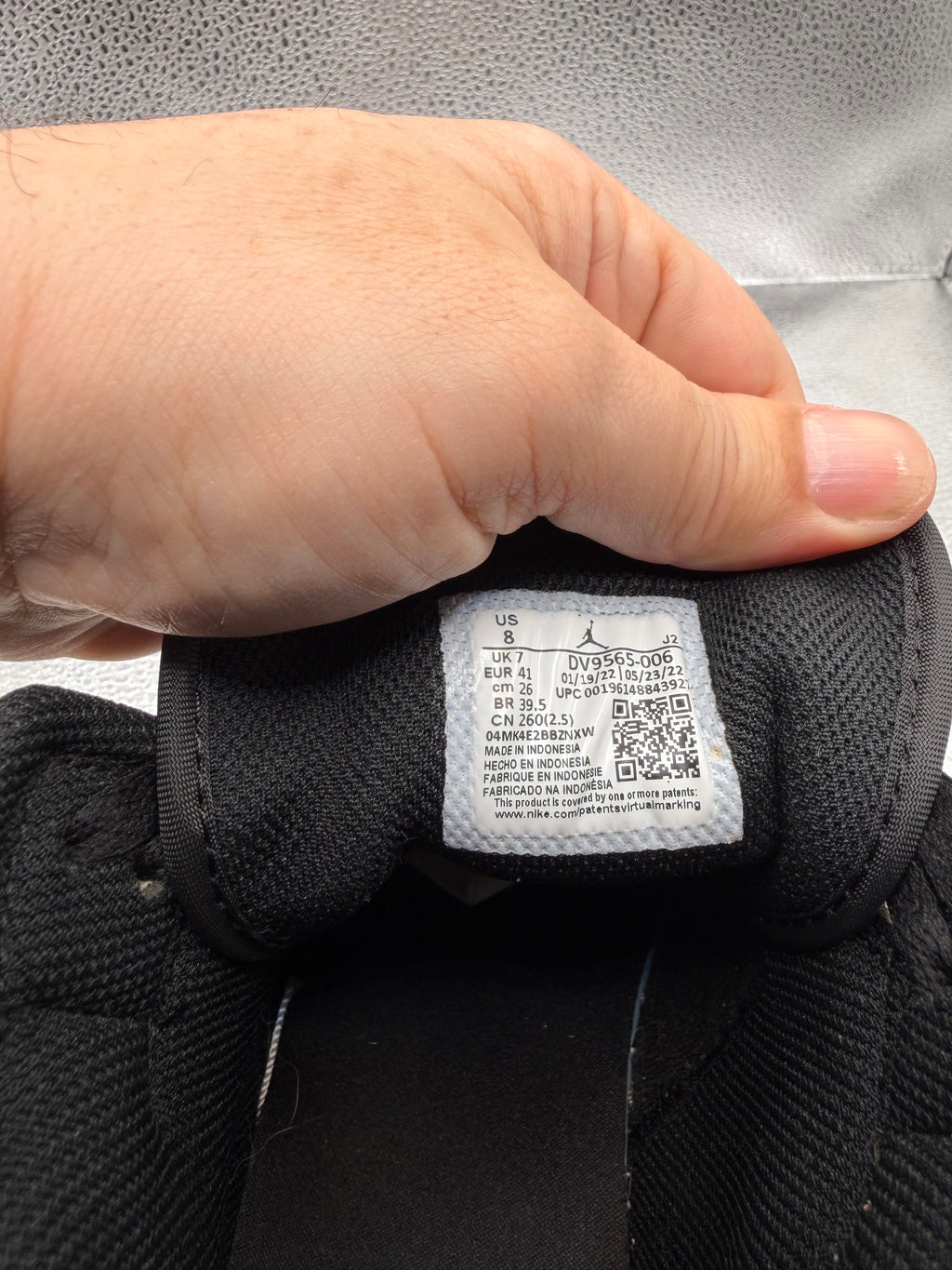 Air Jordan 1 Mid “Wear-Away” – Size 8 – Pre-Owned – No Box – 100% Authentic