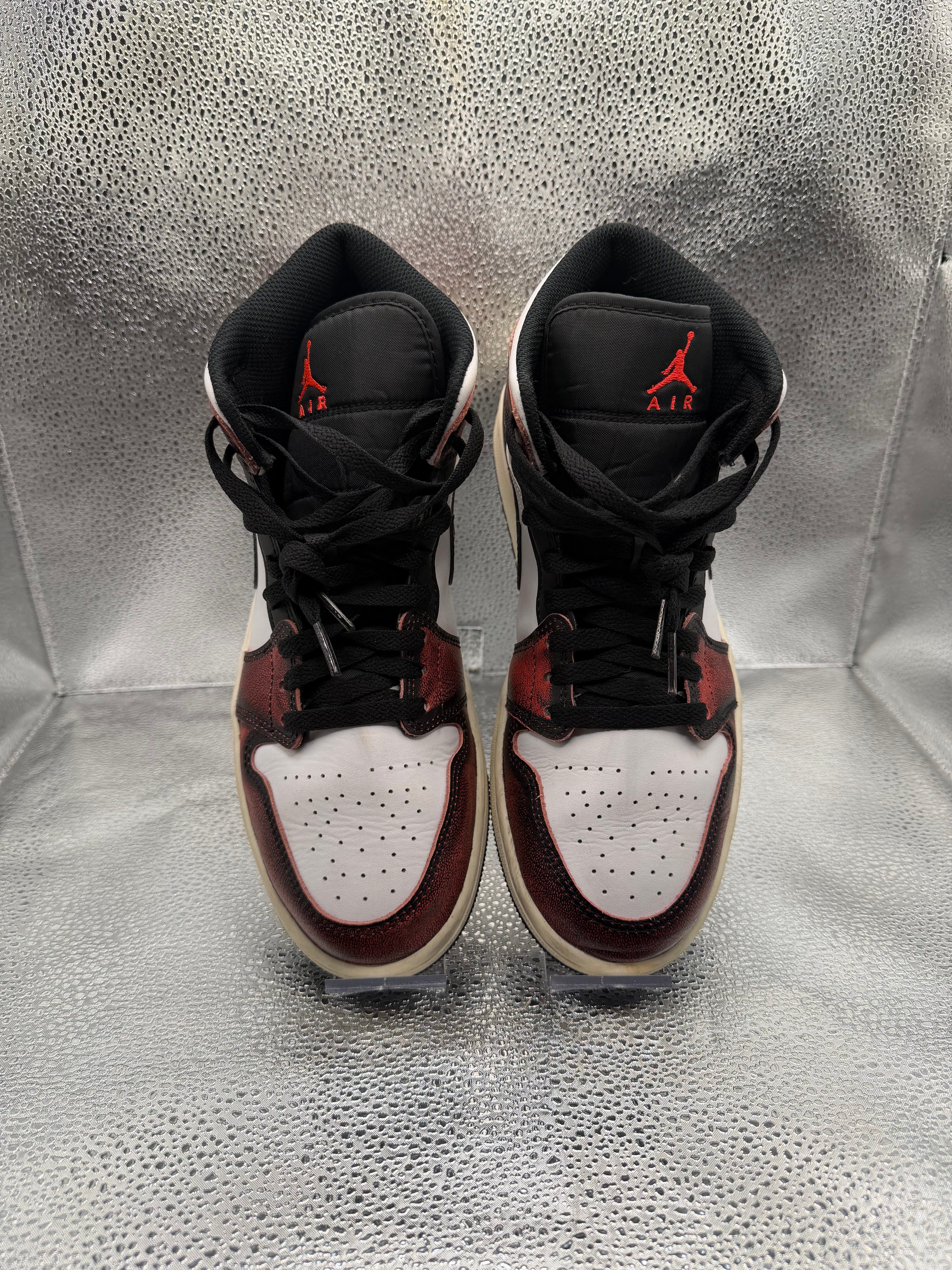 Air Jordan 1 Mid “Wear-Away” – Size 8 – Pre-Owned – No Box – 100% Authentic